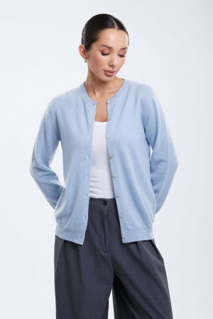 Кардиган жен 08478 (08179) каш Munkh (M-46, 520 голубой)