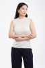 Топ (майка) шелк+каш 103-0221-006 Хан Богд (L-48, 409 молочный)