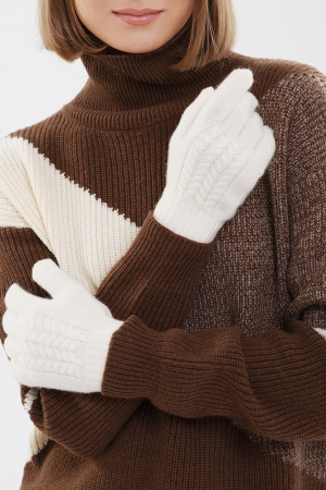 Перчатки 31121 кашемир КХ (F, 01 белый)