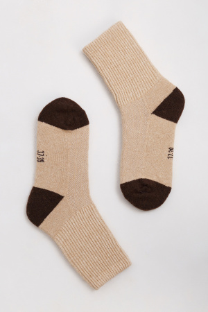 Носки 70% шерсть ТОД (37-39, беж*шок)