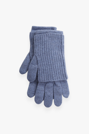 Перчатки+митенки КW190389 гоби (F, 1402 голубо-синий)