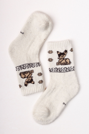 Носки дет 100% шерсть ТОД (32-34,  в ассортименте )