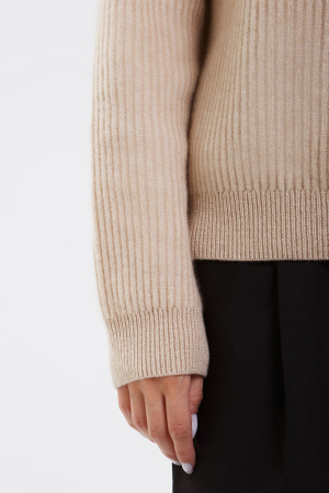 Сорочка жен 11061 на молнии каш мунх (M-46, 02 бежев)