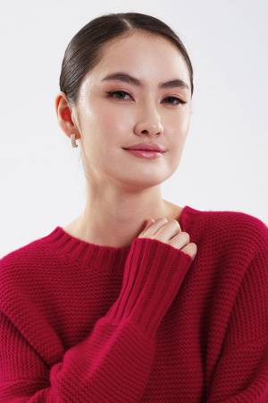 Джемпер жен 01-18-229-ОС Гоеол (L-48, 45 т.красный)