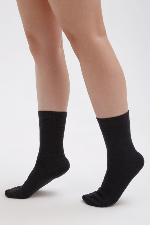 Носки 70% шерсть   (44-46, черный)