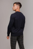 Пуловер муж KM070419E (720067WE (718018)) гоби (S-44, 80 черно-синий)