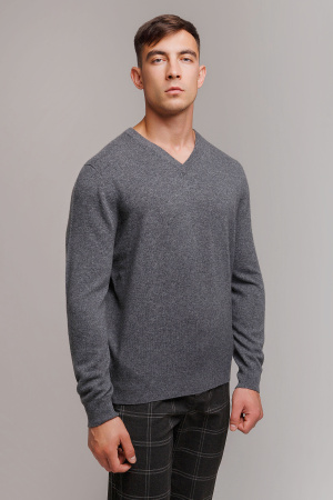 Пуловер муж KM070419E (720067WE (718018)) гоби (S-44, 147 темно-серый)