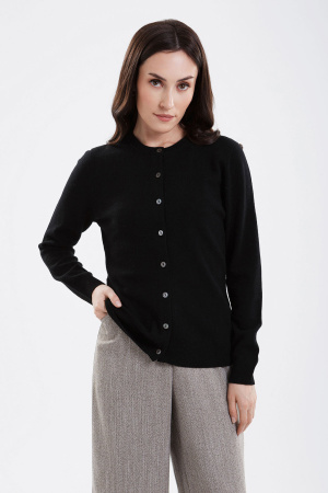 Кардиган жен KW021011 гоби (M-46, 1481 черн)