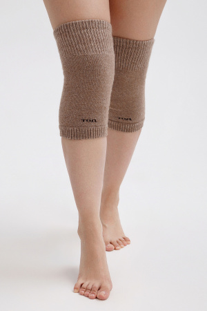 Наколенники короткие 70% шерсть ТОД (F, коричневый)
