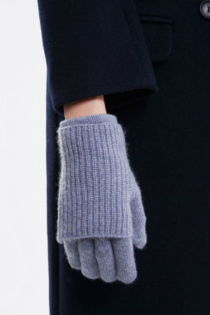 Перчатки+митенки КW190389 гоби (F, 1402 голубо-синий)