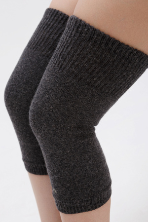 Наколенники длинные 70% шерсть ТОД (F, графитовый)