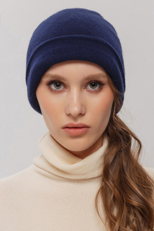 Шапка 04132 каш Мунх КХ (F, 85 темно-синий)
