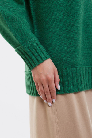 Свитер жен 12078 каш Мунх (S-44, 252 зелен)