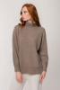 Свитер жен 12078 каш Munkh (2XL-52, 57 коричневый)