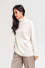 Свитер жен 12078 каш Munkh (2XL-52, 01 белый)