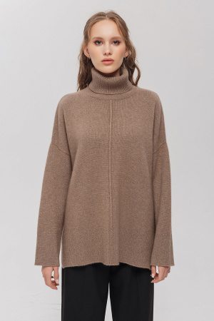 Свитер жен 12187 каш Мунх КХ (L-48, 57 коричневый)