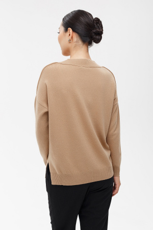 Пуловер жен 02056 каш Мунх (2XL-52, 1327 песочный)