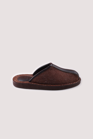 Тапочки войлочные без пятки Bogts (36-37, коричневый )