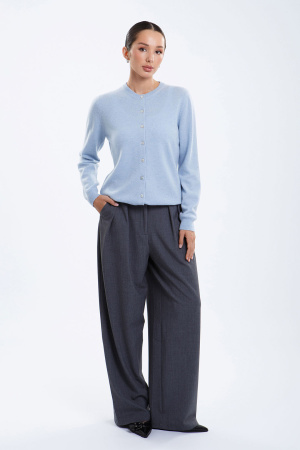 Кардиган жен 08478 (08179) каш Munkh (M-46, 520 голубой)