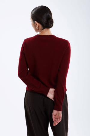 Кардиган жен 08478 (08179) каш Munkh (M-46, 46 бордовый)