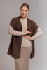 Жилет-накидка 5W07009 ТОД (F, шоколадный)