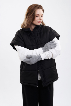 Перчатки взрослые 70% шерсть ТОД (1, серый)