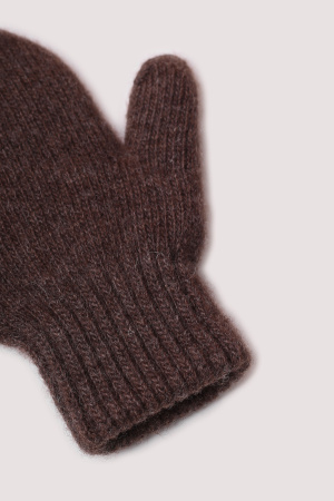 Варежки дет 100% ТОД (1, шоколадный)