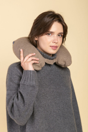 Свитер жен 12078 каш Мунх (2XL-52, 74 серый)