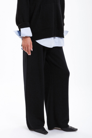 Брюки жен 05151 каш Мунх широкий пояс (2XL-52, 81 черный)