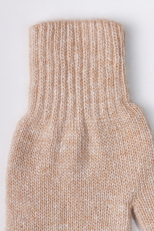 Варежки взрослые 70% шерсть Бат Сежу (1, бежевый )