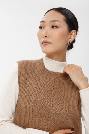 Жилет жен 06055 вербл Мунх (M-46, 02 baby camel)