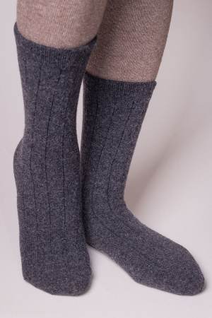 Носки 70% шерсть демисезонные ТОД (34-36, графитовый)
