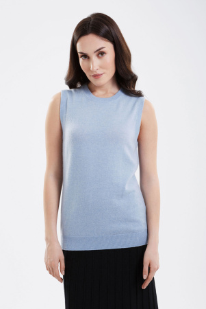 Жилет жен KW030190 гоби (S-44, 520 голубой)