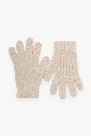 Перчатки 31121 кашемир КХ (F, 02 бежев)