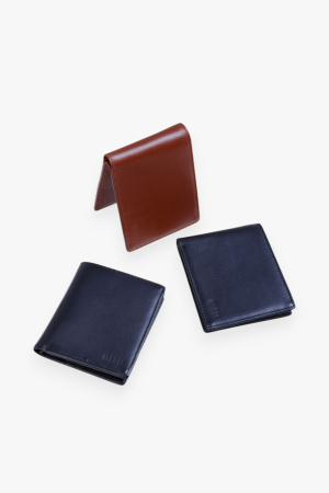 Кошелек кожанный (формат альб) AMW2501 MARIS (F, черный)