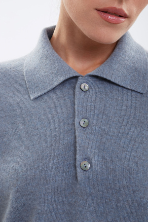 Сорочка 11009-Ж на пугов каш Мунх (M-46, 1402 голубо-синий)