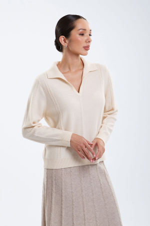 Джемпер жен 11090 каш Munkh (XL-50, 997 кремовый)