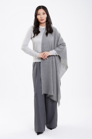 Палантин кашем WF57048 БлюСкай  (180*70, 1250 сер)