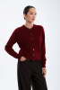 Кардиган жен 08478 (08179) каш Munkh (M-46, 46 бордовый)