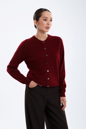 Кардиган жен 08478 (08179) каш Munkh (M-46, 46 бордовый)