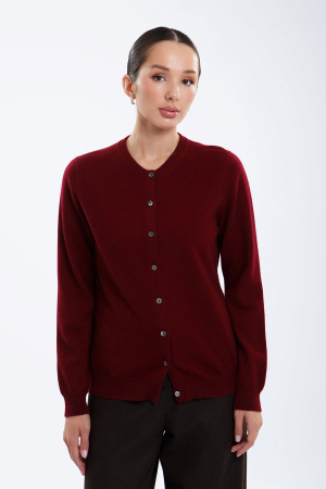 Кардиган жен 08478 (08179) каш Munkh (M-46, 46 бордовый)