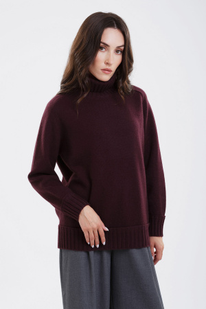 Свитер жен 12078 каш Мунх (S-44, 1172 баклаж)