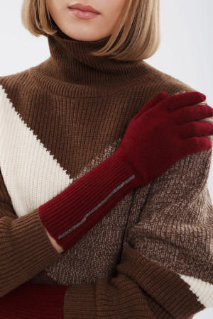 Перчатки 31131 кашемир мунх КХ (F, 46 бордо)