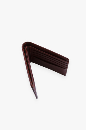 Кошелек кожанный (формат альб) AMW2501 MARIS (F, коричневый )