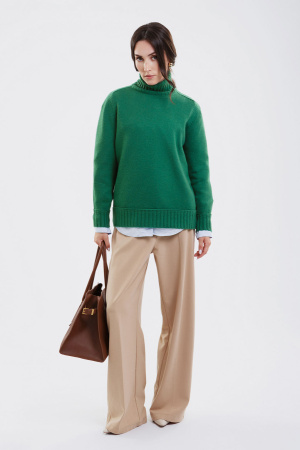 Свитер жен 12078 каш Мунх (S-44, 252 зелен)