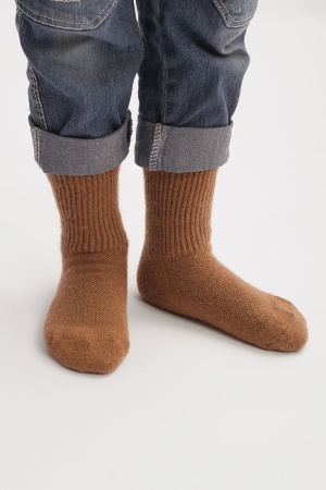 Носки дет 70% шерсть ТОД (32-34, рыжий)