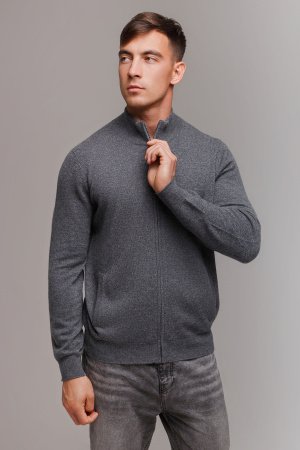 Кардиган муж КМ020994 ( 214096 (220135)) гоби (S-44, 147 темно-серый)