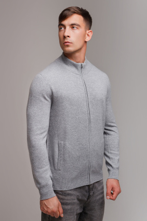 Кардиган муж КМ020994 ( 214096 (220135)) гоби (S-44, 148 светло-серый)