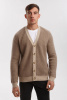 Кардиган муж КU024882 гоби (2XL-52, 1000/57 беж-сер/кор)