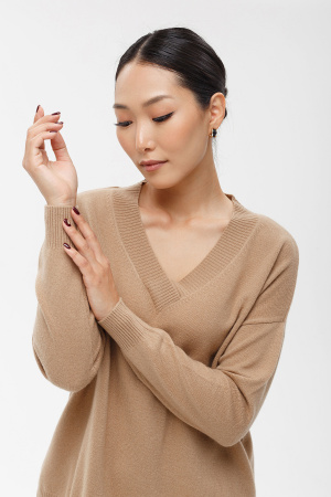 Пуловер жен 02056 каш Мунх (M-46, 1327 песочный)